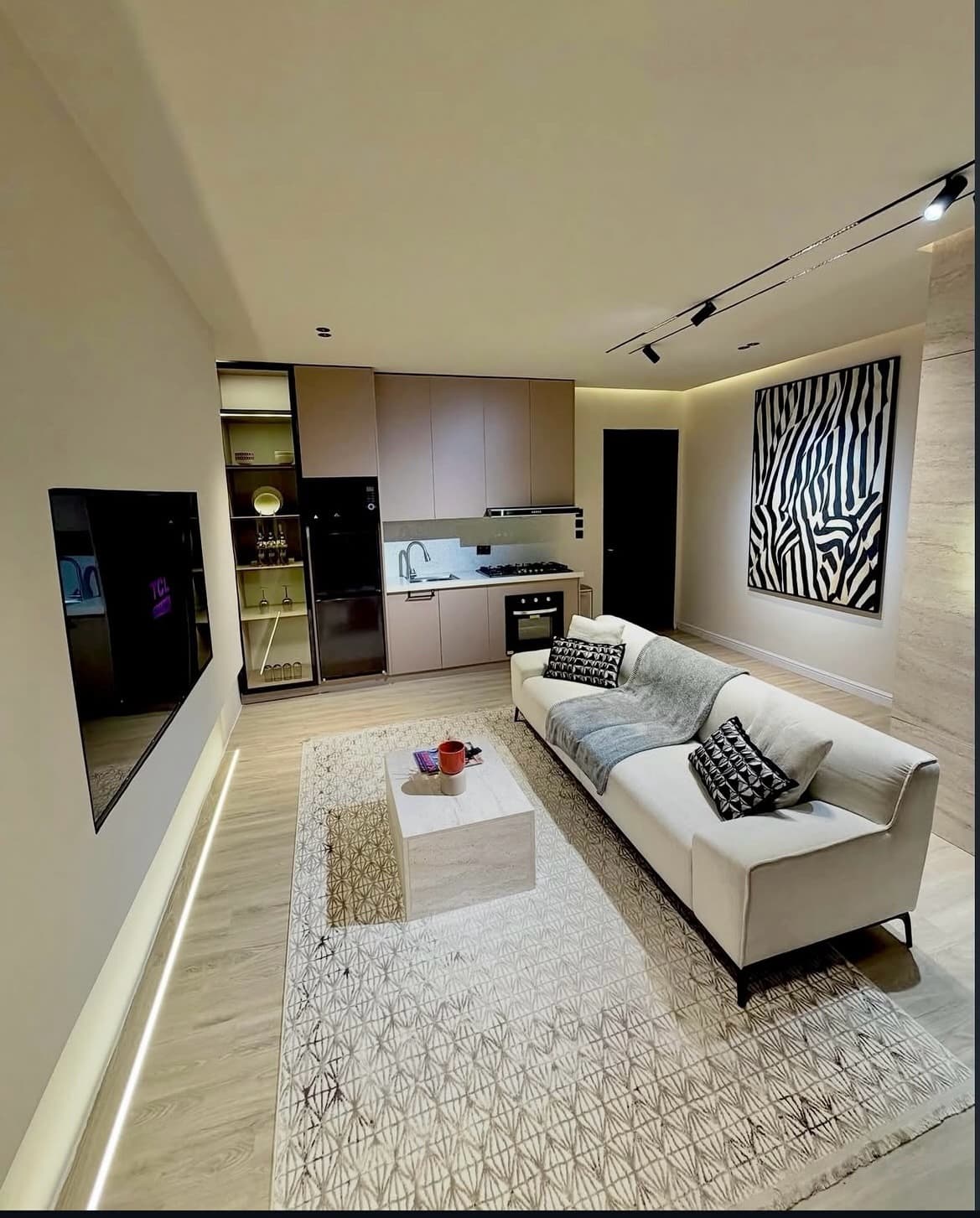 Interior of The Corner-Stone Residence