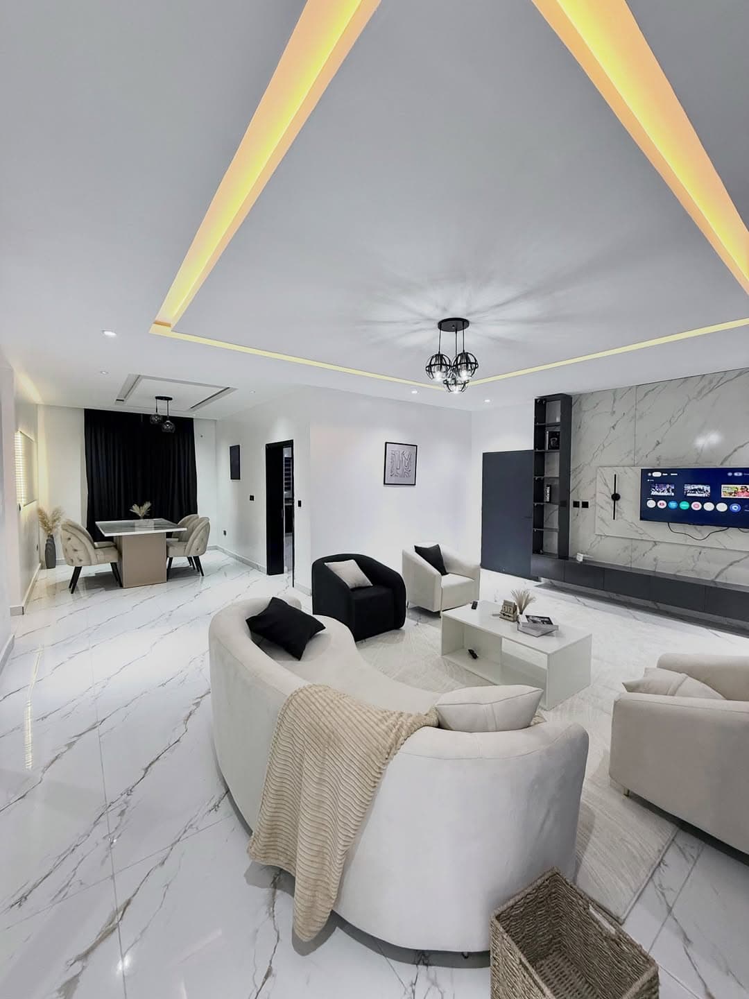 Interior of Origami Court