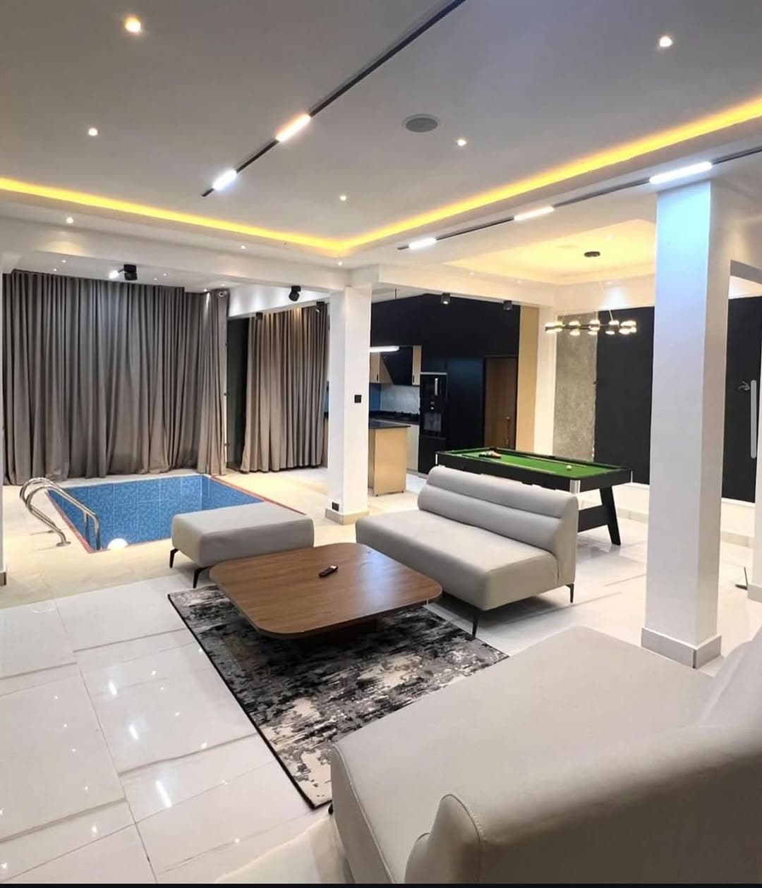 Interior of The Cascade Residence