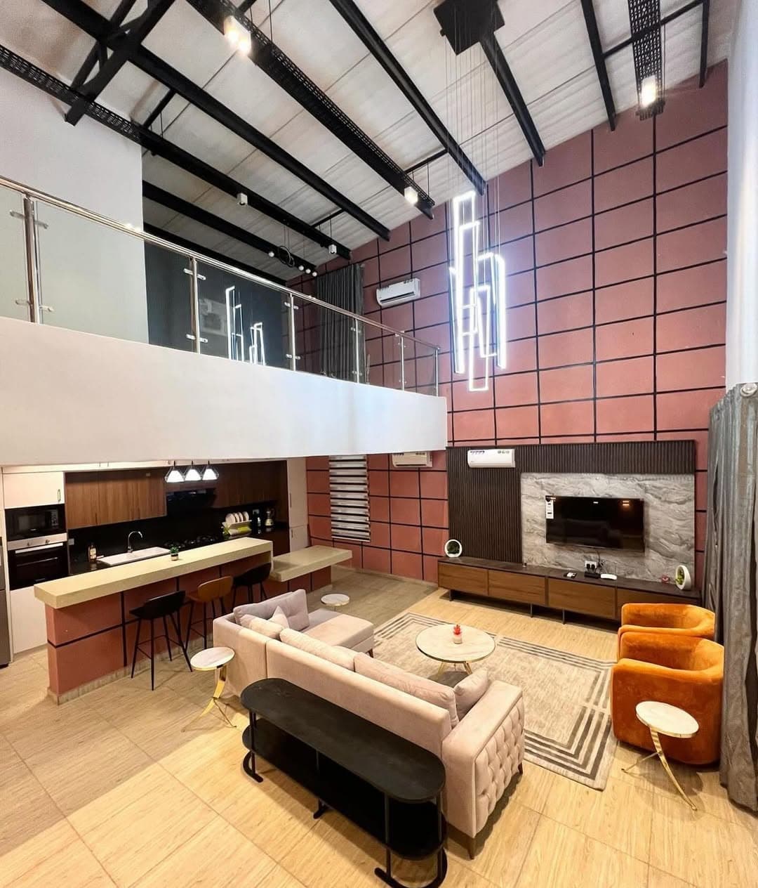 Interior of The Terracotta Loft