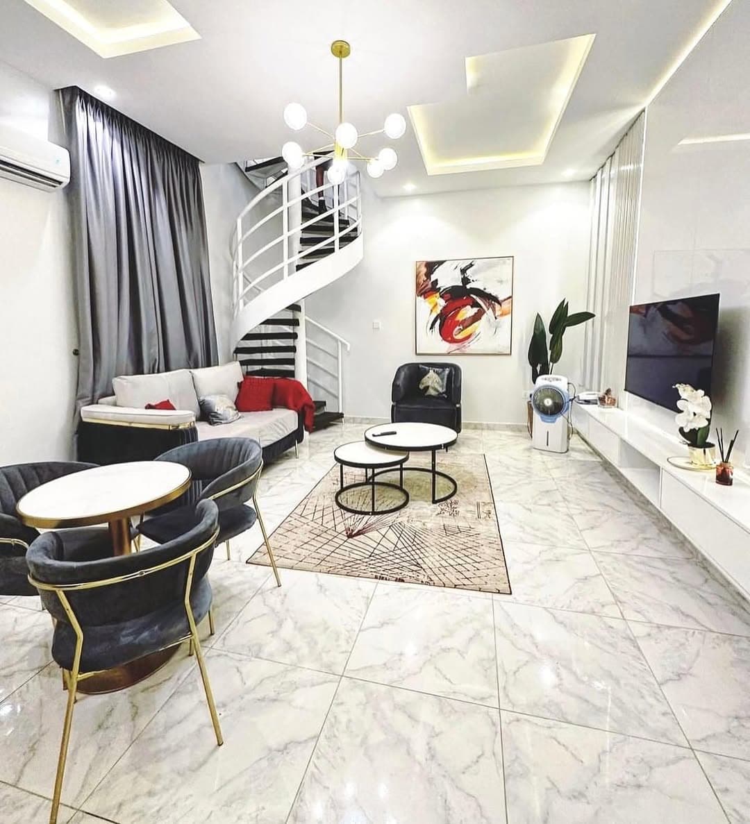 Interior of The Vermilion Loft
